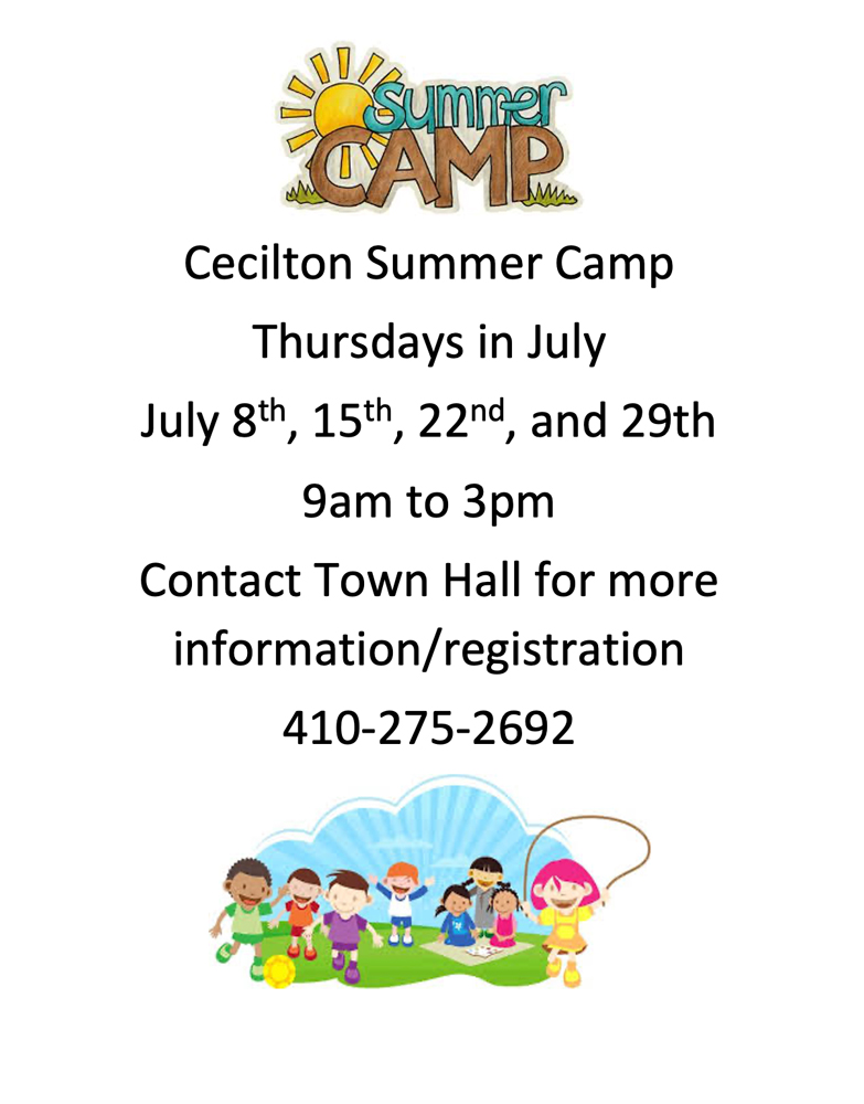 Cecilton Summer Camp - Thursdays in July
